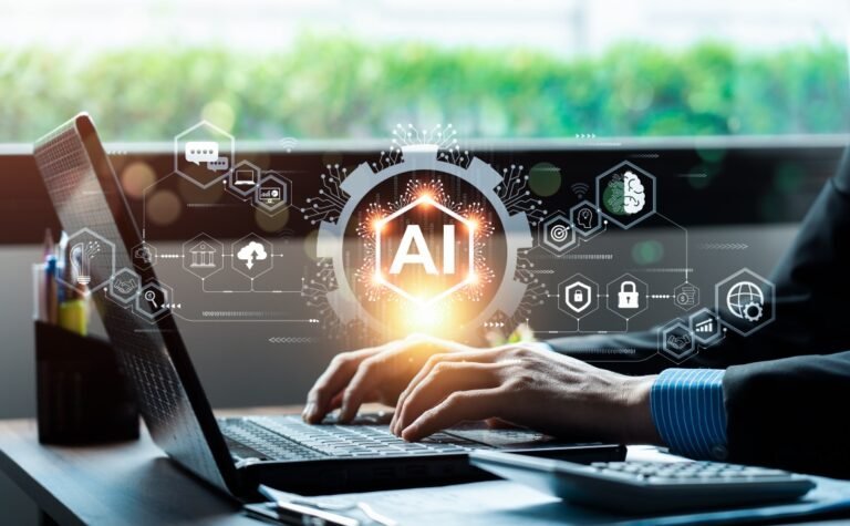 Illustration of ChatGPT AI Assistant working on content and communication in 2025Illustration of ChatGPT AI Assistant working on content and communication in 2025