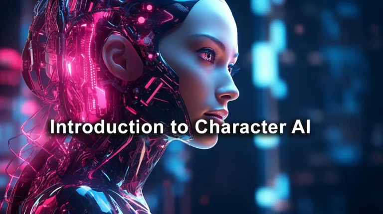 Character.AI platform dashboard showing various AI character chat options