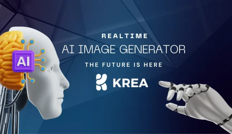 Real-time AI design using Krea AI interface