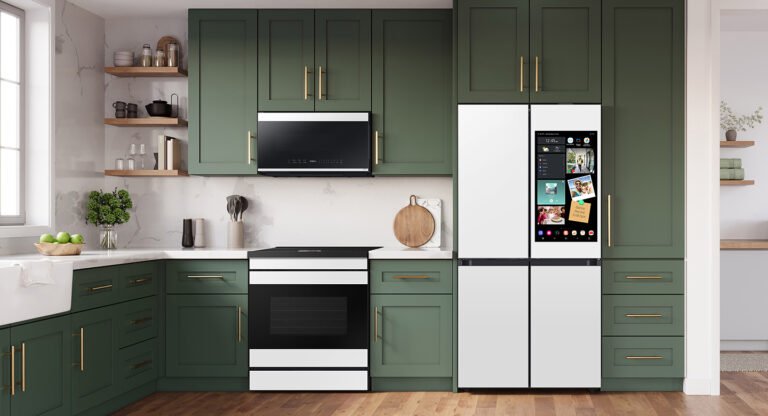 Samsung AI Smart Refrigerator with touchscreen display, AI Vision, and SmartThings integration